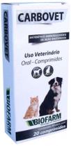 Carbovet Cães e Gatos 20 Comprimidos - Biofarm