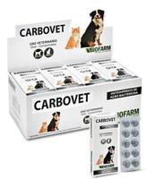 Carbovet Cartela com 10 Comp -Biofarm Cães Gatos