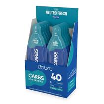 Carbs Gel com Cafeína Sabor Neutro Fresh CX/10 Sachês Dobro