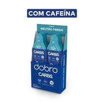 Carbs Gel Dobro (Display 10 sachês 30g) - Sabor: Neutro Fresh com cafeina