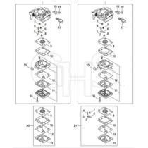 Carburador 1148 70 MS162/172 Carburador 1148 70 MS162/172