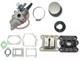 Carburador coletor filtro de ar juntas mini moto/quad 49cc
