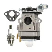 Carburador E Vela Roçadeira Compativel Branco Br 43/52Cc