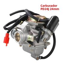 Carburador GY6 125cc 150cc Sistema De Combustível PD24J Acessórios Para ATV Kart Scooter Motocross
