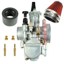 Carburador modelo Koso CG150 Titan Fan Start Sport CG160 28mm com powerjet e filtro de ar esportivo Carburador modelo Koso CG150 Titan Fan Start Sport CG160 28mm com powerjet e filtro de ar esportivo
