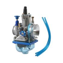 Carburador PWK Vermelho Azul 24 26 28 30 34 Mm Para Moto 2T 4T Dirt Bike Koso Motocross Scooter ATV