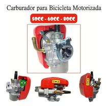 Carburador Red Para Bicicleta Motorizada 2Tempos 49cc a100cc Carburador Red Para Bicicleta Motorizada 2Tempos 49cc a100cc