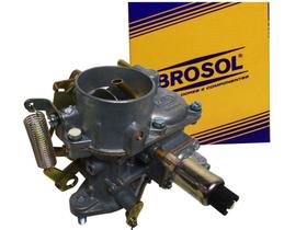 Carburador Simples Fusca Brasilia Kombi 1500 1600 Brosol Solex H30Pic Gasolina Com Interruptor Lenta