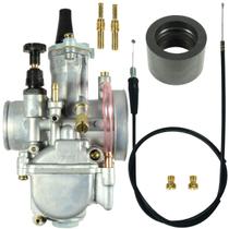 Carburador universal modelo Koso PWK Keihin com Powerjet com cabo CRF230 CG125 CG150 YBR 125 150 BIZ BROS TTR230 XT225 Carburador universal modelo Koso PWK Keihin com Powerjet com cabo CRF230 CG125 CG150 YBR 125 150 BIZ BROS TTR230 XT225