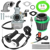 Carburador YOXUFA PZ22 22 mm com cabo de aceleração giratória de 7/8"