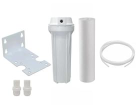 Carcaça 10 Polegadas Com Suporte E Polipropileno 5 Micras