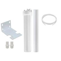 Carcaça 20 Branca Com Suporte Filtro Polipropileno Completo Carcaça 20 Branca Com Suporte Filtro Polipropileno Completo