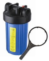 Carcaça Azul de 10" De Altura Big c/ Chave - Conexão 3/4"