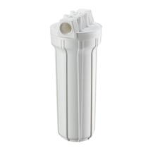 Carcaça Branca de 10" De Altura - Conexão 3/4" Com Nervura Carcaça Branca de 10" De Altura - Conexão 3/4" Com Nervura