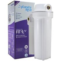 Carcaça Branca Filtro Fit 9.3/4 Rosca 1/2 Sem Refil