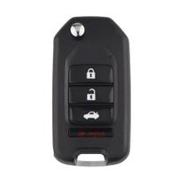 Carcaça Canivete Kd B10 Modelo Honda 3 Botões Carcaça Canivete Kd B10 Modelo Honda 3 Botões