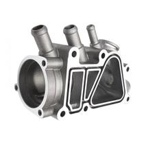 Carcaça Cavalete Dagua Válvula Termostatica Alumínio Fiesta Ecosport Focus KA Motor Zetec Rocam 8v Gasolina ou Flex - Valclei