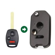 Carcaça Chave Adaptação Honda 2+1 Botões