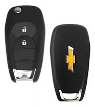 Carcaça chave canivete 2 botões gm onix prisma cruze s10 cobalt 2013 a 2019 Carcaça chave canivete 2 botões gm onix prisma cruze s10 cobalt 2013 a 2019