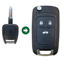 Carcaça Chave Canivete Adaptação Chevrolet Celta Prisma Corsa Agile