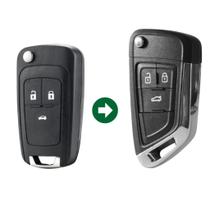 Carcaça Chave Canivete Adaptação Chevrolet Onix Spin Cobalt