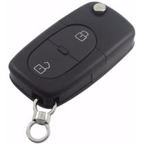 Carcaça Chave Canivete Audi A2 A3 A4 Audi TT - 2 Botões Lamina Virgem E Emblema Logo