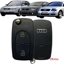 Carcaça Chave Canivete Audi A3 A4 A5 A6 - 2001-2006 (CR1620)