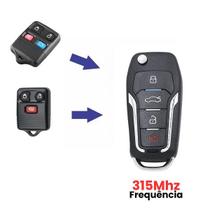 Carcaça Chave Canivete Ford Ecosport Fiesta Ka 4 Botões Reposição Automotiva Carcaça Chave Canivete Ford Ecosport Fiesta Ka 4 Botões Reposição Automotiva