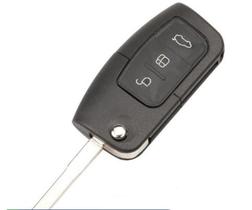 Carcaça Chave Canivete Ford Ecosport New Fiesta Focus Oca 3 Botões Carcaça Chave Canivete Ford Ecosport New Fiesta Focus Oca 3 Botões