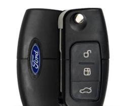 Carcaça Chave Canivete Ford Focus Ecosport New Fiesta 2013 até 2015
