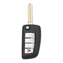 Carcaça Chave Canivete Nissan Kicks Reposição Automotiva Carcaça Chave Canivete Nissan Kicks Reposição Automotiva