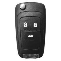 Carcaça Chave Canivete Oca 3 Botões Chevrolet Carcaça Chave Canivete Oca 3 Botões Chevrolet