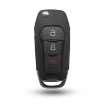 Carcaça Chave Canivete Oca 3 Botões Ford Fusion Edge Explorer Carcaça Chave Canivete Oca 3 Botões Ford Fusion Edge Explorer