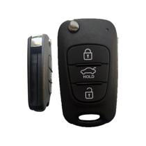 Carcaça Chave Canivete Oca 3 Botões Hyundai i30, ix35.