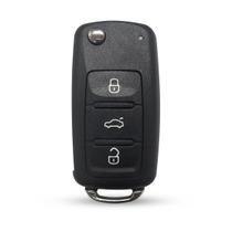 Carcaça Chave Canivete Oca 3 Botões Volkswagen Gol G6, Voyage, Polo, Fox, Up.