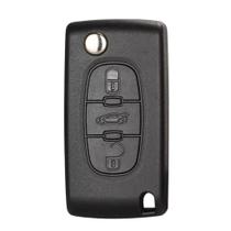 Carcaça Chave Canivete Oca Citroen C3 C4 Ce0523 3 Botões