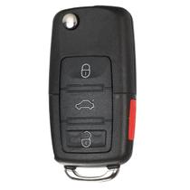 Carcaça Chave Canivete Oca Volkswagen 3 Botões E Botão Pânico Carcaça Chave Canivete Oca Volkswagen 3 Botões E Botão Pânico