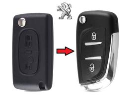 Carcaça Chave Canivete Peugeot 307 308 3008 RCZ - 2 Botões - CE0536 - UPGRADE Carcaça Chave Canivete Peugeot 307 308 3008 RCZ - 2 Botões - CE0536 - UPGRADE