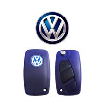 Carcaça Chave Canivete Volkswagen Azul Para Reposição - G Componentes Automotivos