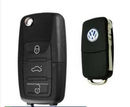 Carcaça Chave Canivete Vw Gol Fox 2010 2011 2012 2013 2014 3 Botões