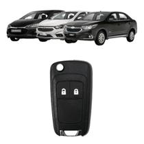 Carcaça Chave Onix Cobalt Cruze Spin S10 Sonic Blazer 2 Botões