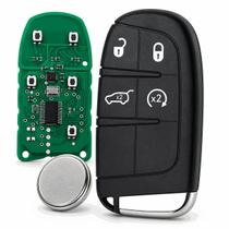 Carcaça Chave Presença Compatível Jeep Compass 4 Botões 433MHz Chip 4A Carcaça Chave Presença Compatível Jeep Compass 4 Botões 433MHz Chip 4A
