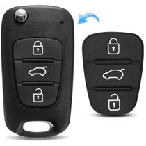 Carcaça Chave Tc 3 Botões Gm Vectra Astra Zafira Corsa Chevrolet 2006 2007 2008 2009 2010