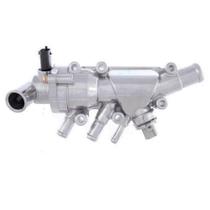 Carcaça com Válvula Termostática Completa Alumínio Fiesta Ka 1.0 1.6 8V Zetec Rocam Flex 2005/2015
