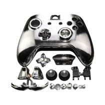 Carcaça Cromada para Xbox One - Capa Frontal e Traseira com Kit de Botões