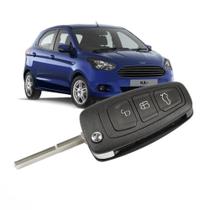 Carcaça Da Chave 3 Botoes Focus New Fiesta Ecosport F103