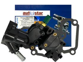 Carcaça da Válvula Termostática Peugeot 206 207 Citroen C3 1.0 1.4 2005 2006 2007 a 2012 AUTOFSTAR