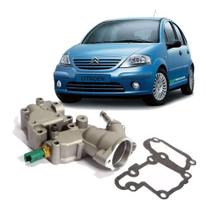 Carcaça da valvula termostática peugeot 206 207 citroen c3 1.4 flex 2004 á 2013 - 1336y8
