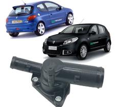 Carcaça da valvula termostática renault clio kangoo logan sandero twingo 1.0 peugeot 206 1.0 nissan Carcaça da valvula termostática renault clio kangoo logan sandero twingo 1.0 peugeot 206 1.0 nissan