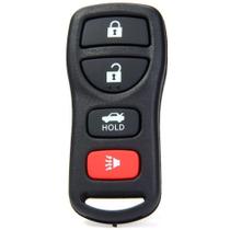 Carcaça De Chave Fob Nissan 3 Botões Com Pânico